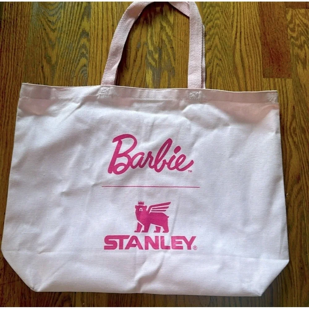 Barbie x Stanley x Legend Records Pink Limited Edition Canvas Bag NYC Exclusive